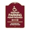 Signmission Connecticut Reserved Parking Permit Required Violators Fined Min $150 Alum, 24" x 18", BU-1824-24659 A-DES-BU-1824-24659 - alternate 1